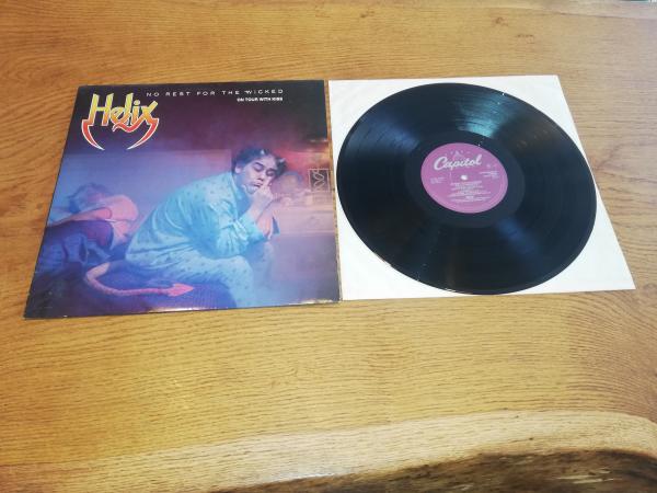 Helix No rest for the wicked on tour with Kiss 1983 Capitol Records 1A 064 4001851 Europäische Pressung NM/VG+